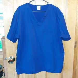 Blue scrub top